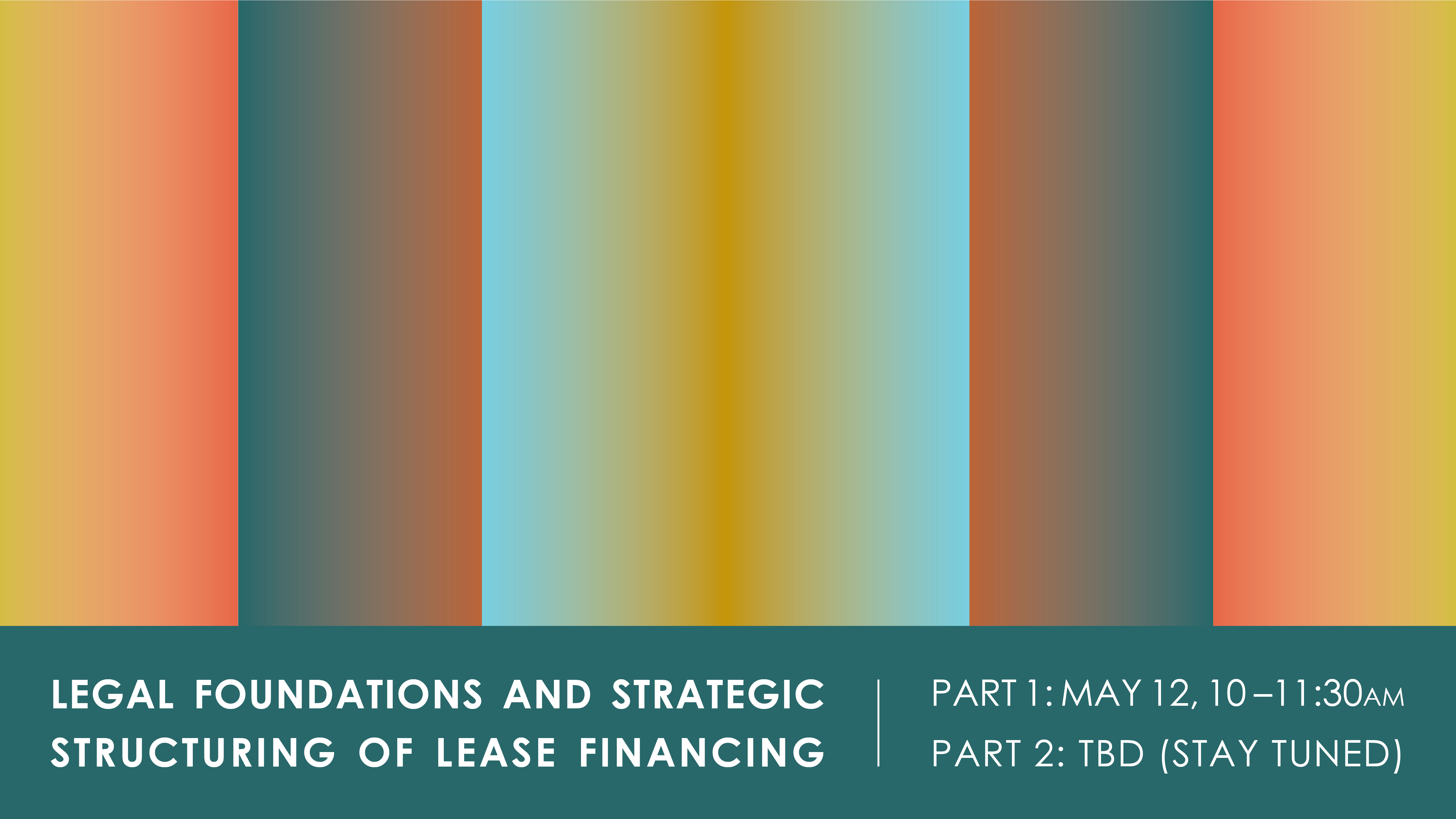 2026 Leases Webinar Series Event Graphic