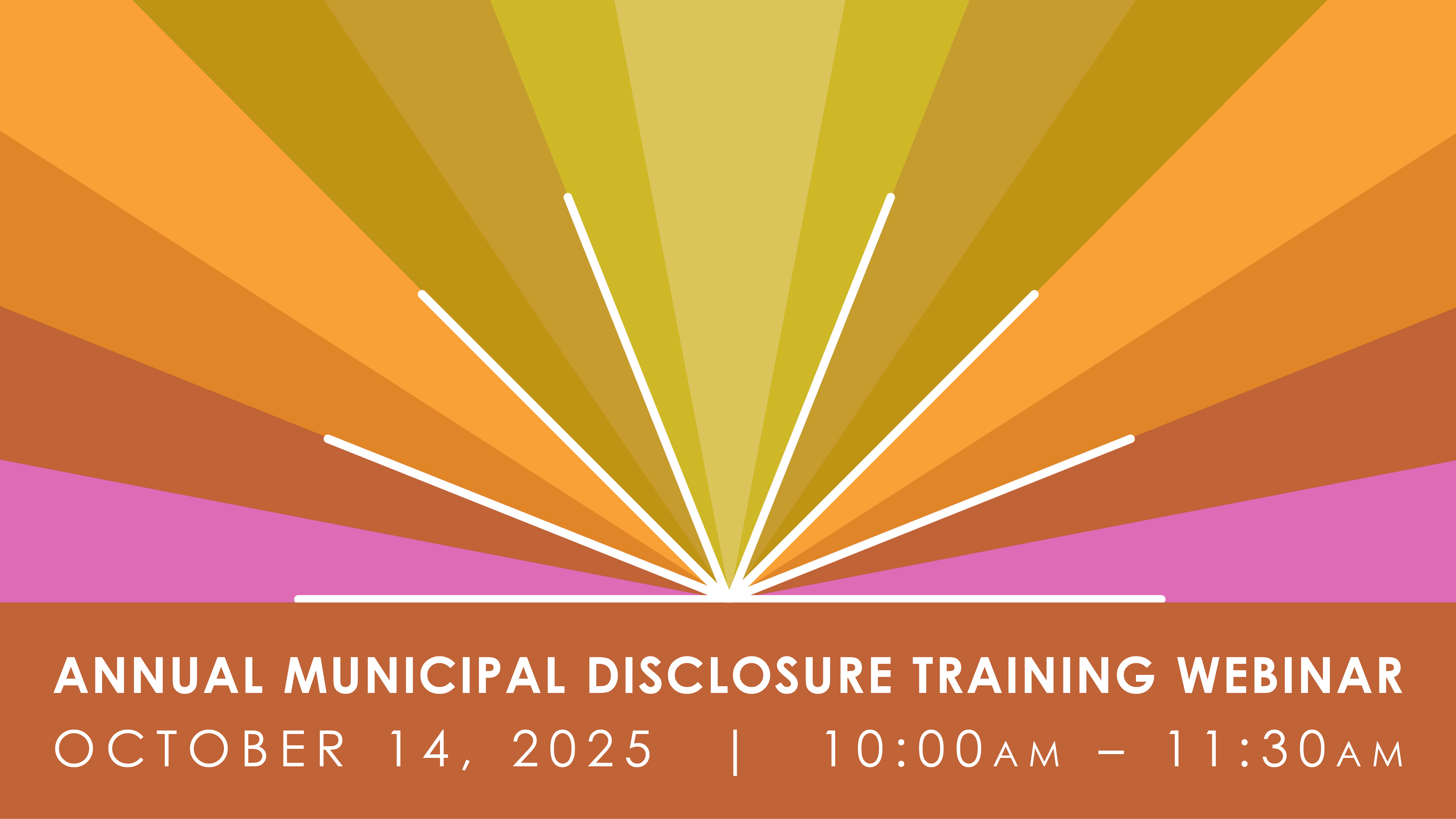 Annual Municipal Disclosure Training
