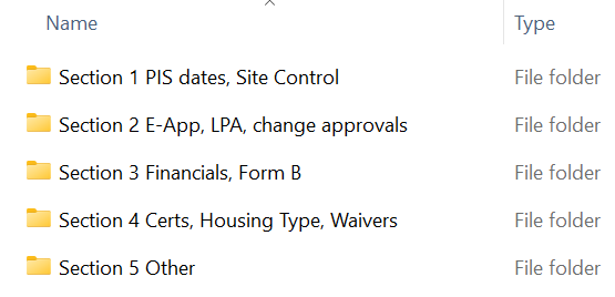 Proper Folder Namings